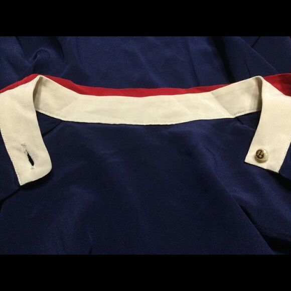 GUCCI Silk Long Sleeve Button-Up Top - Picture 8 of 9